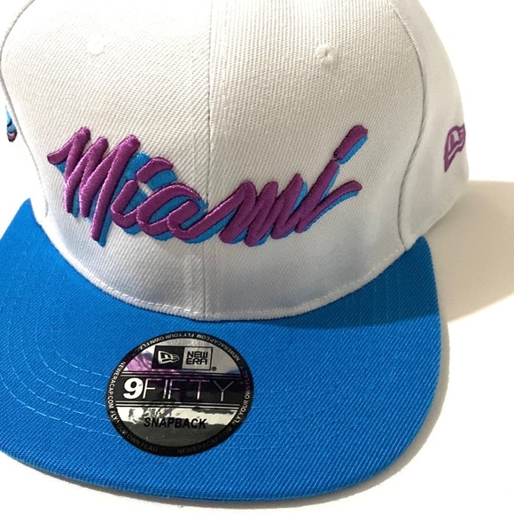 New Era Miami Heat ‘Alternate Color’ 9FIFTY Snapback - Picture 2 of 6